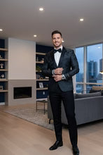 Veste de Smoking "Amsterdam" Motif Floral Revers en Pointe - Multiples Couleurs