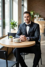 Veste de Smoking "Amsterdam" Motif Floral Revers en Pointe - Multiples Couleurs